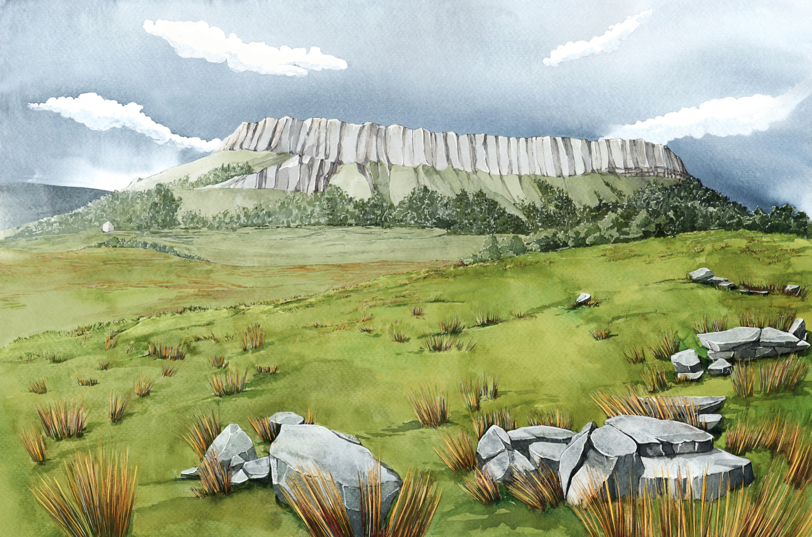 Giants Causeway - Ancient Celtic landscape showing the mystical basalt columns of Northern Ireland, embodying the mythic setting of Heroes of Tara